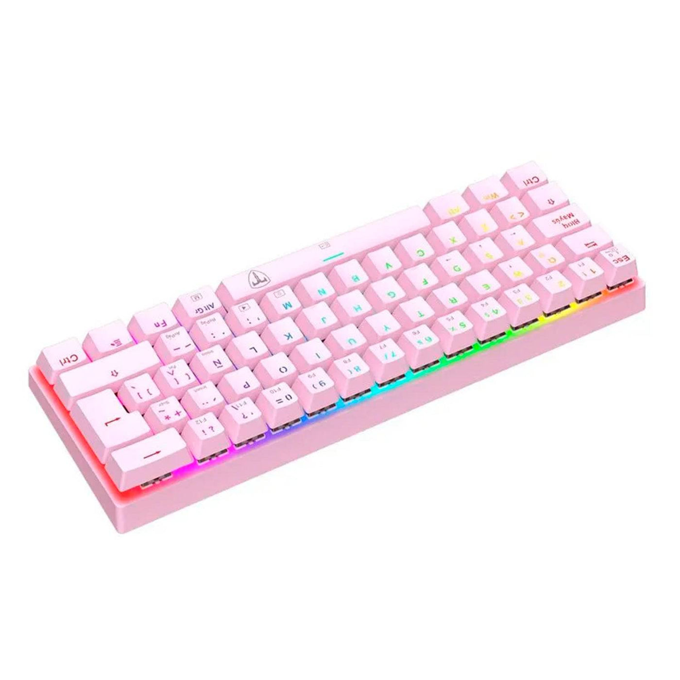 Teclado mecánico T-dagger ARENA RGB Switch Red, Español T-TGK312P PINK RED