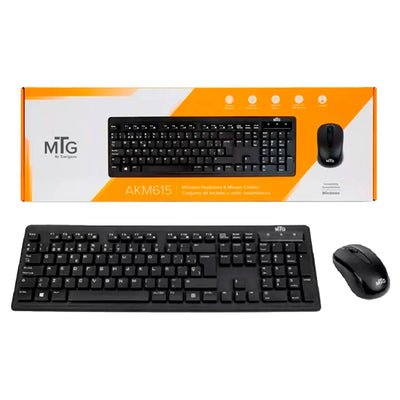 Teclado + Mouse MTG BY TARGUS Wireless SP BLACK (AKM615ESLP)