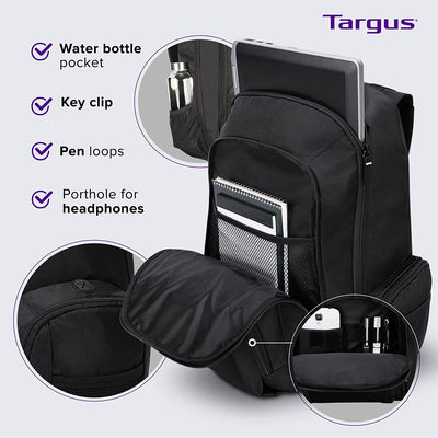 MOCHILA TARGUS GROOVE 17" BLACK (CVR617LP)