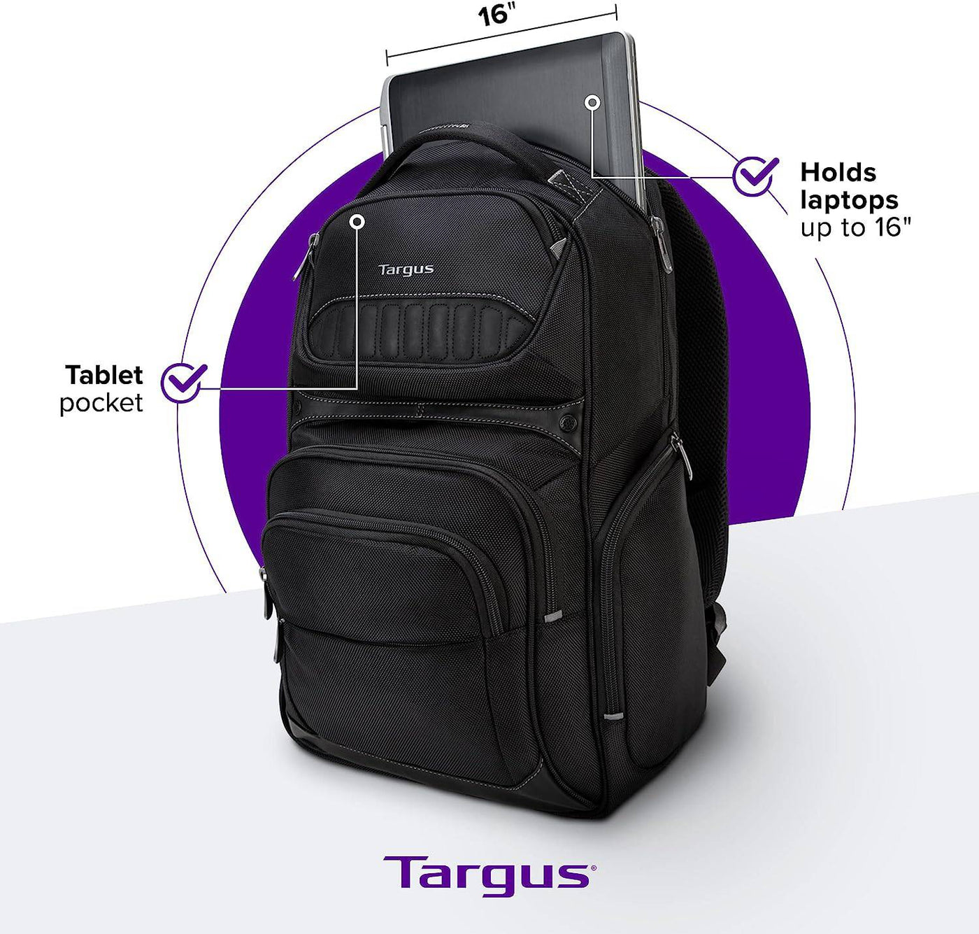 MOCHILA TARGUS LEGEND IQ 15.6" BLACK (PN TSB705US)