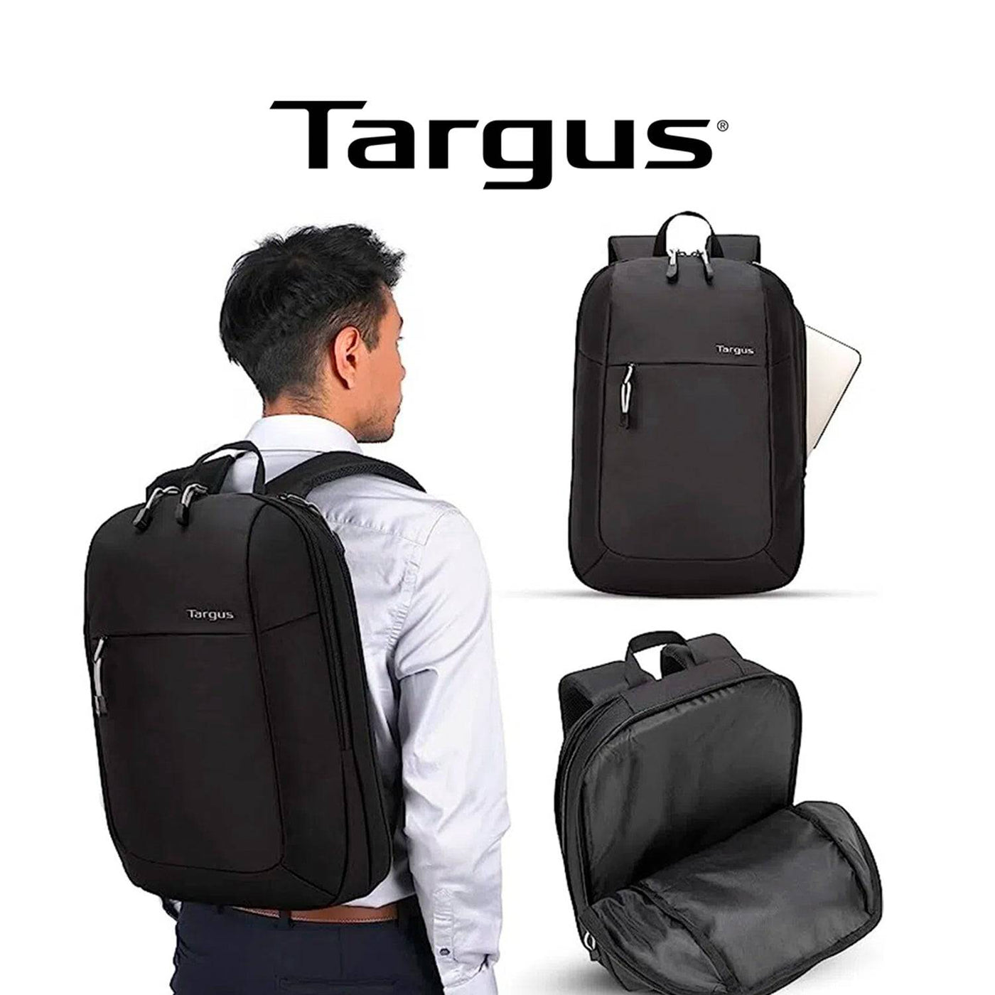 Mochila targus intellect essential 15.6" black (TSB966LP)