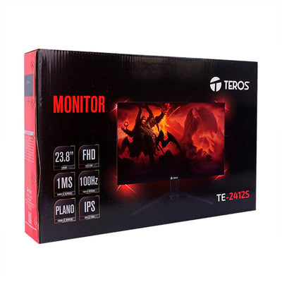 Monitor flat TEROS TE-2415S, 23.8" FHD IPS, HDMI, VGA, speaker - Achorao