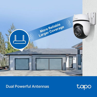 Cámara Tapo C520WS  Wi-Fi de seguridad con giro/inclinación para exteriores - Achorao