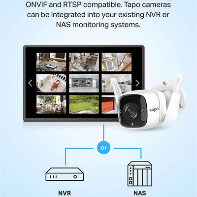 TP Link Tapo C320WS Cámara WiFi exteriores FULL COLOR(P163B) - Achorao