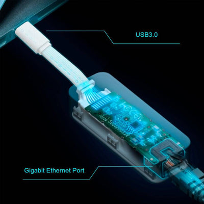 Adaptador de Red Tp-Link UE300C USB-C a RJ45 PlugNplay - Achorao