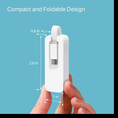 Adaptador de Red Tp-Link UE300C USB-C a RJ45 PlugNplay - Achorao