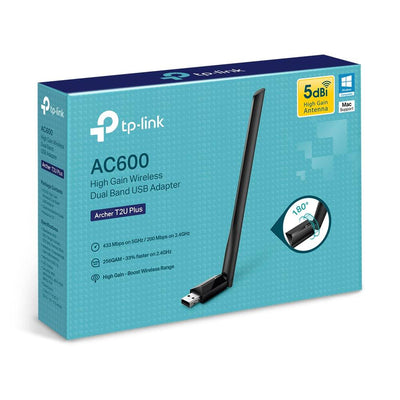 Adaptador Wifi Usb Tp-link Archer T2u Plus Ac600 Dual band