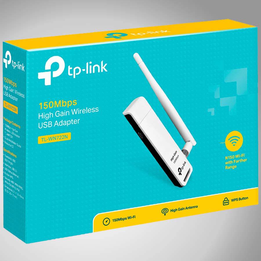 Adaptador Wifi Usb TP-link Tl-wn722n 150mbps