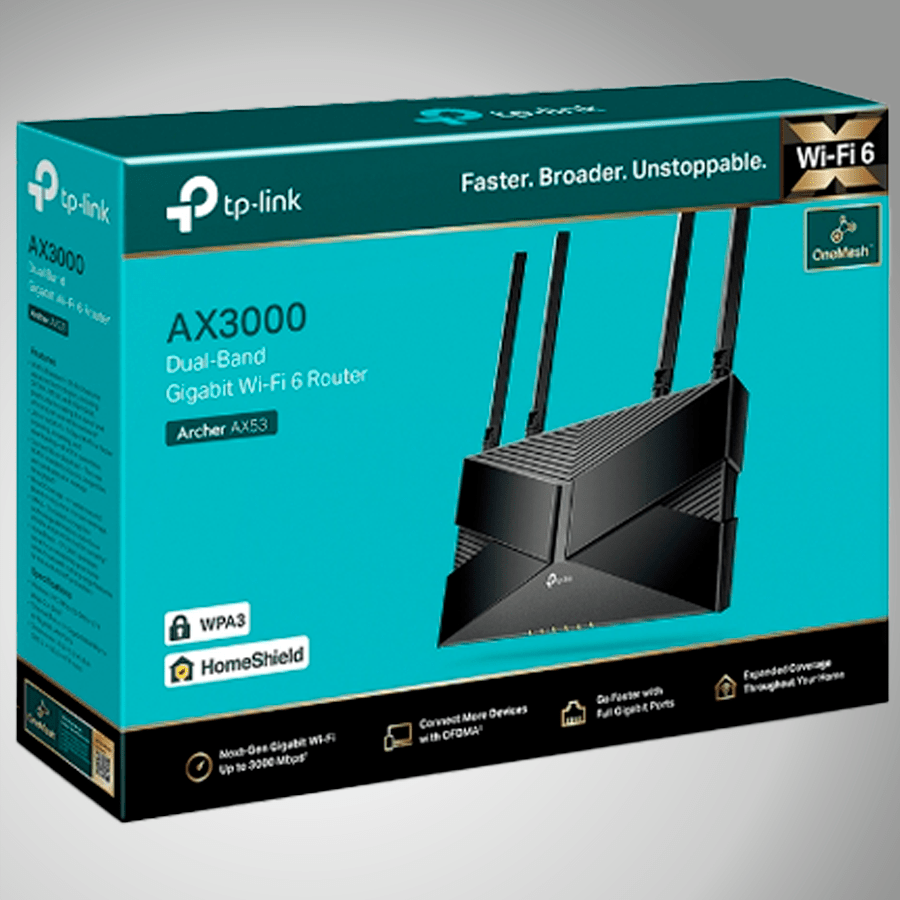 Router Tp-link Archer Ax53 Gigabit Wi-fi 6 Ax3000 One-mesh