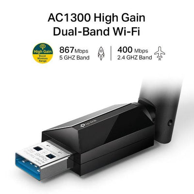 Tp-link Archer T3U Plus AC1300 High Gain Wireless Dual