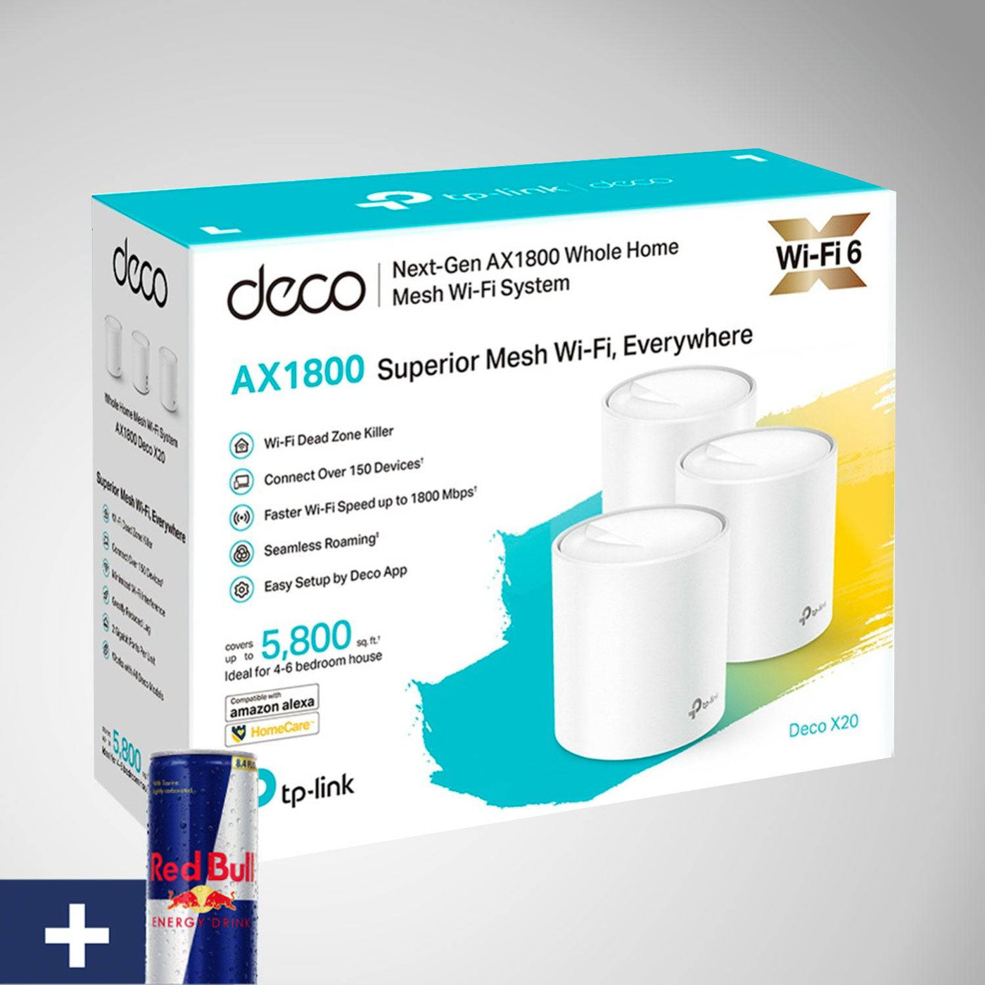 TP Link Deco X20 3pack Ax1800 WiFi 6 Mesh Para Toda La Casa