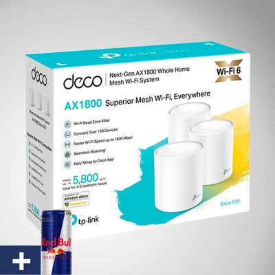 TP Link Deco X20 3pack Ax1800 WiFi 6 Mesh Para Toda La Casa