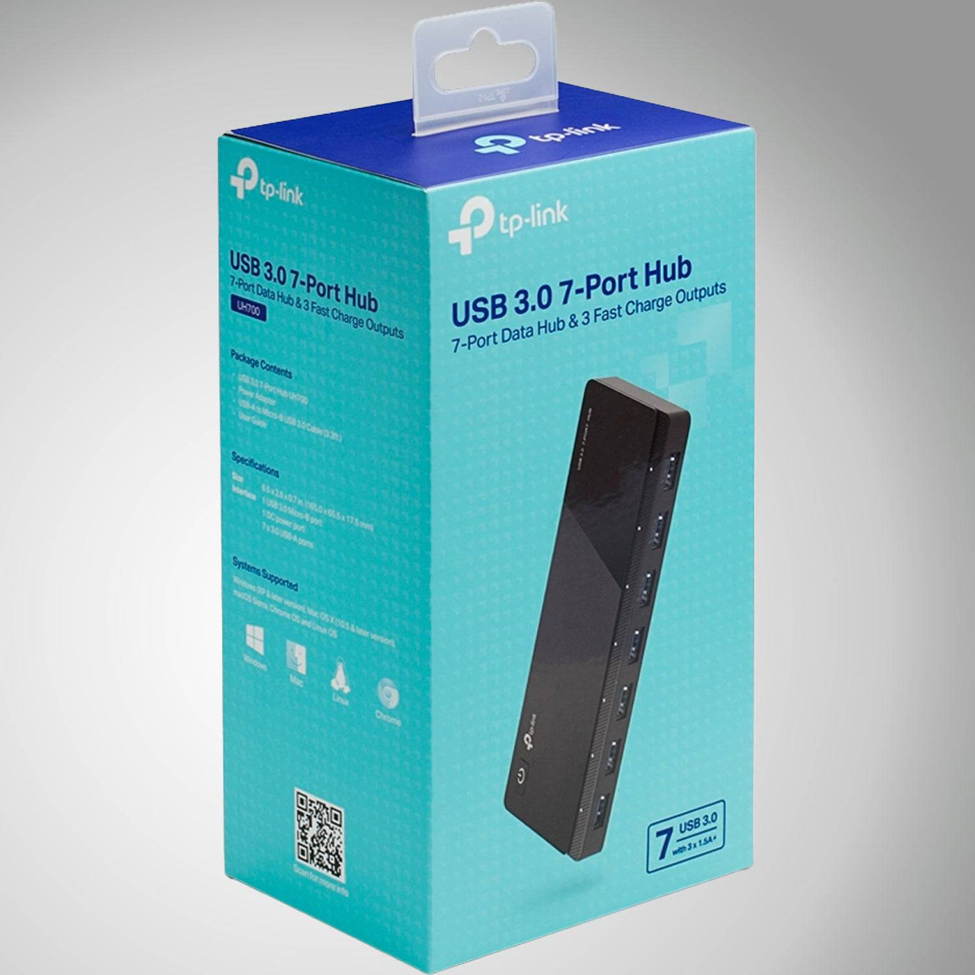 TP Link UH700 Hub de 7 Puertos USB 3.0 hasta 5 Gbps