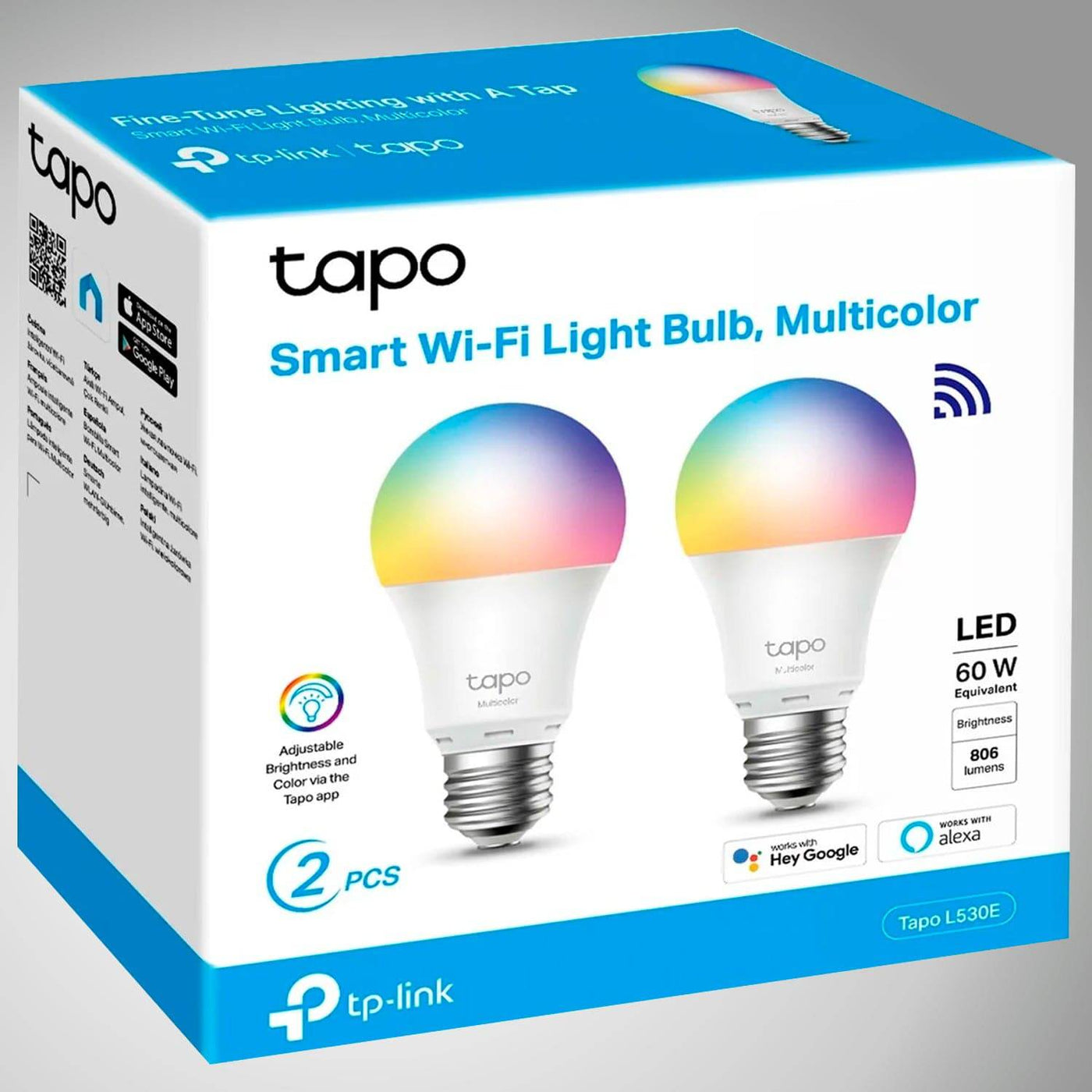 TP Link Tapo L530E (2-Pack) Bombilla Inteligente Colores - Achorao