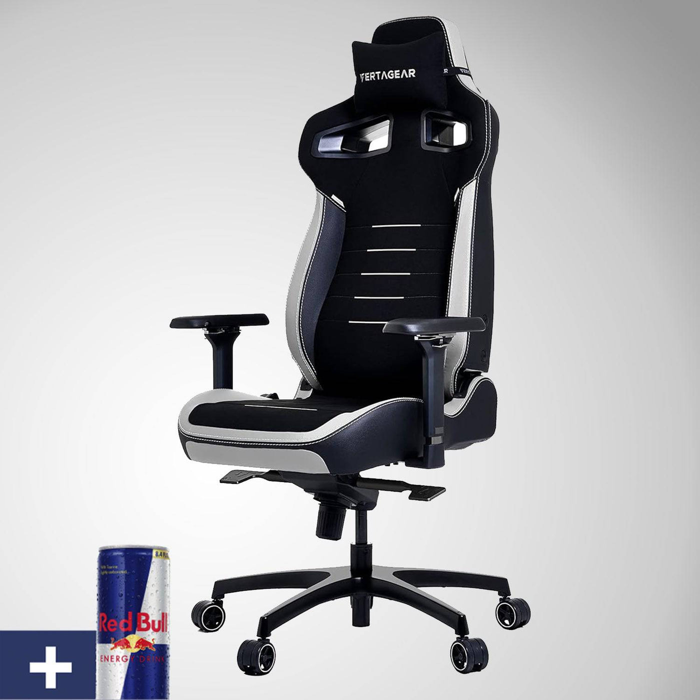 Silla gamer Vertagear PL4800 X-Large Silla ergonómica  para juegos con sistemas de asiento lumbar y VertaAir ContourMax