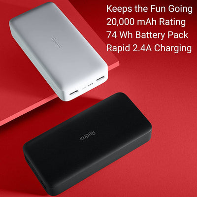 Xiaomi Redmi Powerbank Bateria Externa 20000mah Carga Rapida