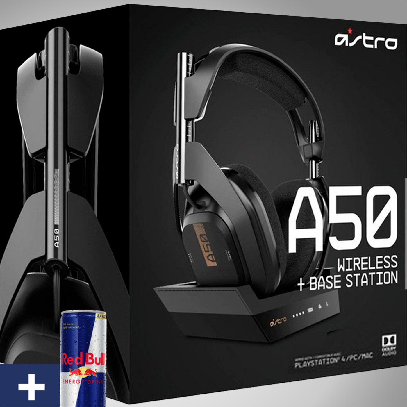 Audífonos Gaming Astro A50 + Base Carga PS LOGITECH