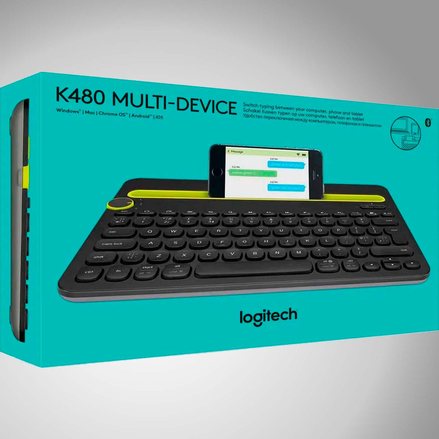 Teclado Bluetooth Multidispositivo K480