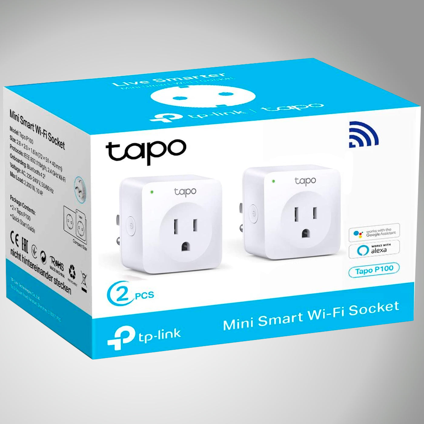 Tapo P100, Mini contacto de Wi-Fi inteligente